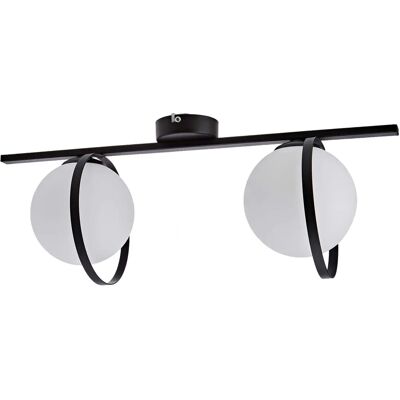 Applique Murale HOMEMANIA Boote - Design Moderne Noir Applique Murale HOMEMANIA Boote - Design Moderne Noir