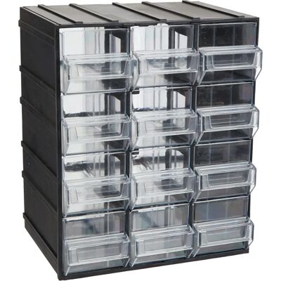 HOMEMANIA Age Organisateur - Transparent, 19,2x14,8x23cm - Organisateur HOMEMANIA Age Organisateur - Transparent, 19,2x14,8x23cm - Organisateur