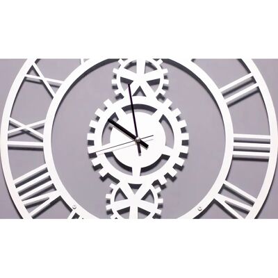 Reloj Vintage de Pared Homemania Números Romanos - Decoración de Metal - 50x0,15x50 cm Reloj Vintage de Pared Homemania Números Romanos - Decoración de Metal - 50x0,15x50 cm