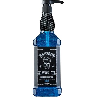 Gel de Rasage Bandido Bleu - Hydratant et Adoucissant - Publicité Gel de Rasage Bandido Bleu - Hydratant et Adoucissant - Publicité