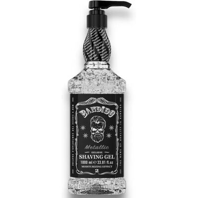 Gel de Rasage Bandido 1000ML Métallique Gel de Rasage Bandido 1000ML Métallique