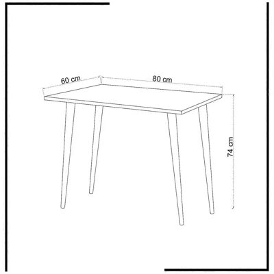 Hanah Home Lery Schreibtisch - Arbeitstisch Hanah Home Lery Schreibtisch - Arbeitstisch
