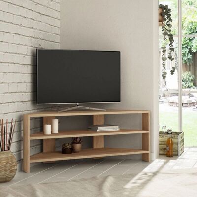 Gabinete de TV de esquina Hanah Home Thales - Roble Gabinete de TV de esquina Hanah Home Thales - Roble