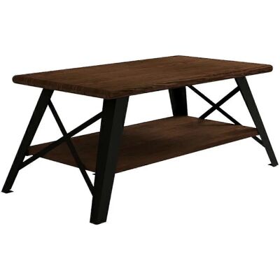 Hanah Home Walnuss Couchtisch - Beistelltisch Hanah Home Walnuss Couchtisch - Beistelltisch