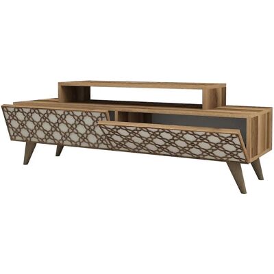 Kalune Design 845HCT3020 - Nussbaum, Creme TV-Schrank Kalune Design 845HCT3020 - Nussbaum, Creme TV-Schrank