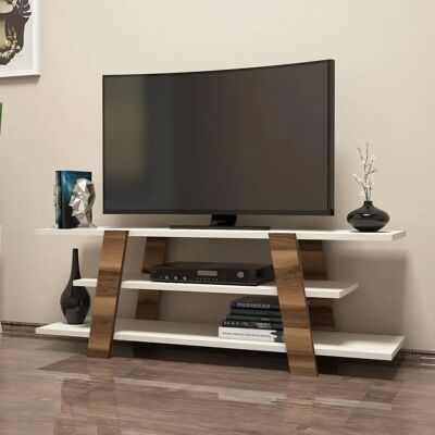 Hanah Home Nussbaum Creme TV-Schrank - Modernes Design Hanah Home Nussbaum Creme TV-Schrank - Modernes Design