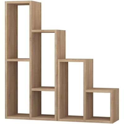 Hanah Home Eichen Bücherregal Sule - Regal Hanah Home Eichen Bücherregal Sule - Regal