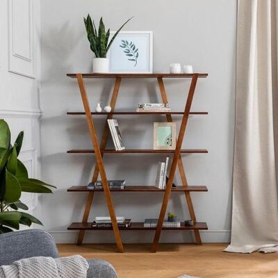 Toilinux 103151 Braune Bücherregal - Bookcase Toilinux 103151 Braune Bücherregal - Bookcase