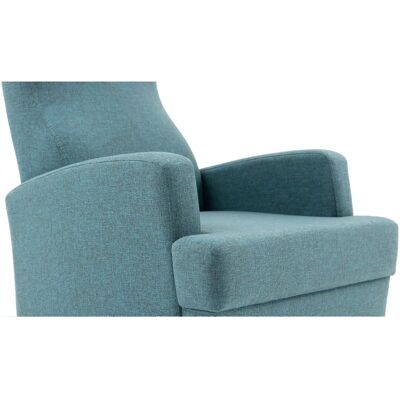 Atelier del Sofa Flügelstuhl Kana Bergere - Türkis - Bequem Stilvoll Modernes Möbel Atelier del Sofa Flügelstuhl Kana Bergere - Türkis - Bequem Stilvoll Modernes Möbel