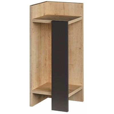 Kalune Design Nachttisch links Eiche Anthrazit - Schlafzimmermöbel Kalune Design Nachttisch links Eiche Anthrazit - Schlafzimmermöbel