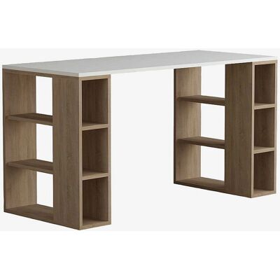 Homitis Colmar Bureau en Bois Naturel - Mobilier de Bureau - Publicité Homitis Colmar Bureau en Bois Naturel - Mobilier de Bureau - Publicité