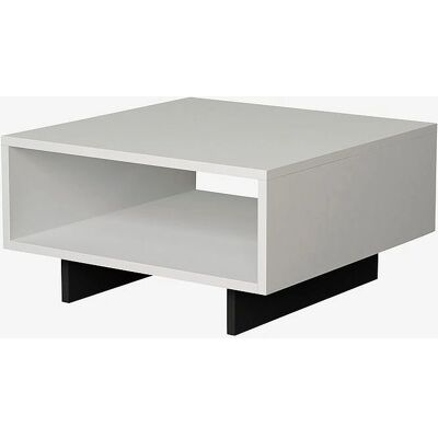 Kailua 1241 Couchtisch - Anthrazit & Weiß - 32x60x60 cm Kailua 1241 Couchtisch - Anthrazit & Weiß - 32x60x60 cm