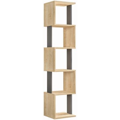 Woody Fashion Piri Regal - Anthrazit & Holz - Regal Woody Fashion Piri Regal - Anthrazit & Holz - Regal
