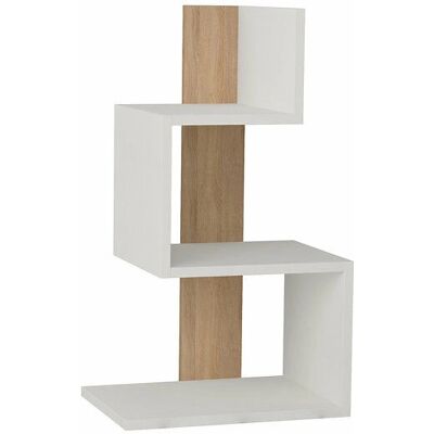 Kalune Design Nachttisch Rosie - Weiß, Eiche Kalune Design Nachttisch Rosie - Weiß, Eiche