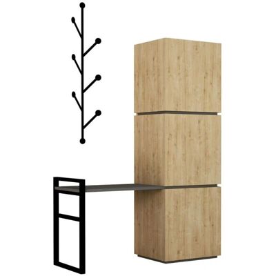 Kailua 346 Eingangsset - Anthrazit + Quercia - 109x39cm Kailua 346 Eingangsset - Anthrazit + Quercia - 109x39cm
