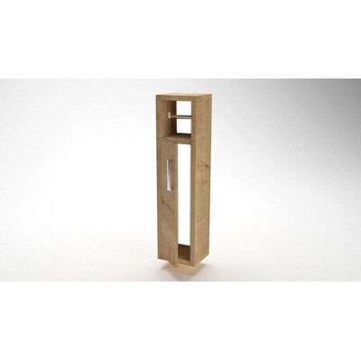 Kalune Design Stern Eiche - Wandmontierter Badezimmerschrank - Moderner Stauraum Kalune Design Stern Eiche - Wandmontierter Badezimmerschrank - Moderner Stauraum