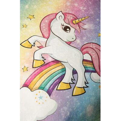 Covor Conceptum Hypnose Unicorn - 140x190 - Catifea antibacteriană Covor Conceptum Hypnose Unicorn - 140x190 - Catifea antibacteriană