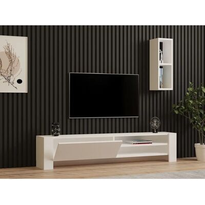 Hanah Home Naz Weiß TV Einheit - Max 3 Attribute Hanah Home Naz Weiß TV Einheit - Max 3 Attribute