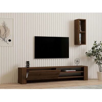 Hanah Home Naz Walnuss TV-Möbel - Fernsehmöbel Hanah Home Naz Walnuss TV-Möbel - Fernsehmöbel