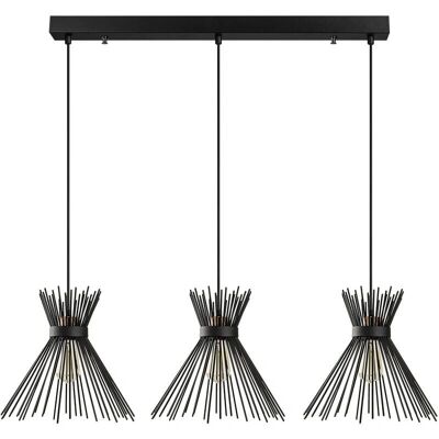 Opviq Kirpi Kronleuchter - Verstellbare Moderne Schwarze Hängelampe Opviq Kirpi Kronleuchter - Verstellbare Moderne Schwarze Hängelampe
