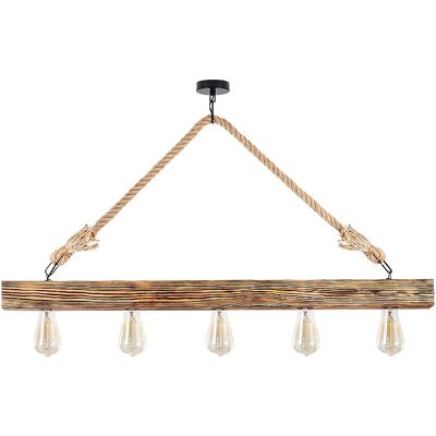 Opviq Erebos Kronleuchter - 106-AV - Holzdeckenleuchte - 53cm Opviq Erebos Kronleuchter - 106-AV - Holzdeckenleuchte - 53cm