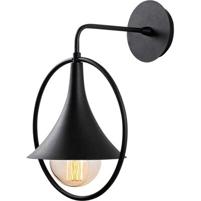 Opviq Wandleuchte Namutenahi - 124-A - Wandleuchte, Schwarz, E27 - Industriell Opviq Wandleuchte Namutenahi - 124-A - Wandleuchte, Schwarz, E27 - Industriell