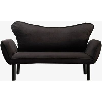 Atelier del Sofa Canapé-Lit 2 Places Chatto - Noir - Canapé-Lit - Publicité Atelier del Sofa Canapé-Lit 2 Places Chatto - Noir - Canapé-Lit - Publicité