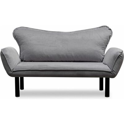 Atelier del Sofa Canapé Chatto 2 Places - Gris - Publicité Atelier del Sofa Canapé Chatto 2 Places - Gris - Publicité