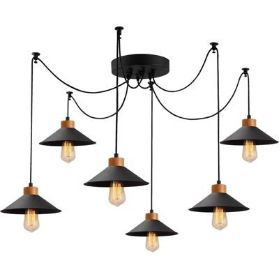 Corp de plafon negru Noor N-559 - Candelabre Corp de plafon negru Noor N-559 - Candelabre
