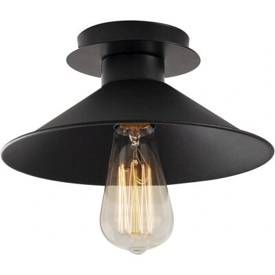 Opviq N-659 - Lustre industriel noir - Publicité Opviq N-659 - Lustre industriel noir - Publicité