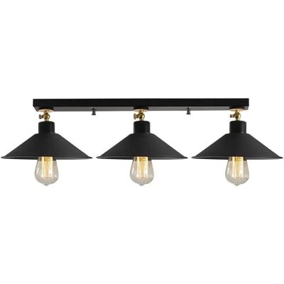 Lámpara de araña moderna negra Opviq Berceste N-660 Lámpara de araña moderna negra Opviq Berceste N-660