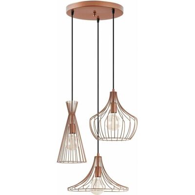 Lustre en cuivre Opviq Mezopotamya - Hauteur 55cm - Publicité Lustre en cuivre Opviq Mezopotamya - Hauteur 55cm - Publicité