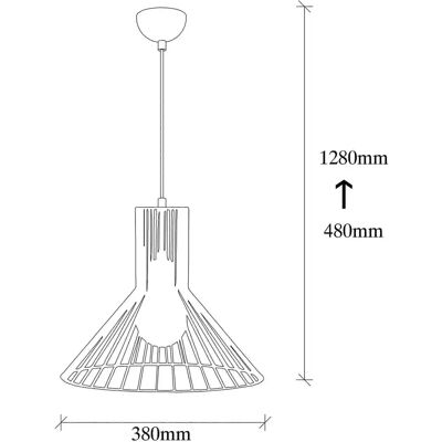 Opviq Fellini - MR - 757 - Schwarzer Kronleuchter - Chandelier Opviq Fellini - MR - 757 - Schwarzer Kronleuchter - Chandelier