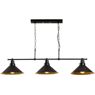 Opviq Sivani Schwarzer moderner 3-Licht-Kronleuchter - Deckenlampe Opviq Sivani Schwarzer moderner 3-Licht-Kronleuchter - Deckenlampe