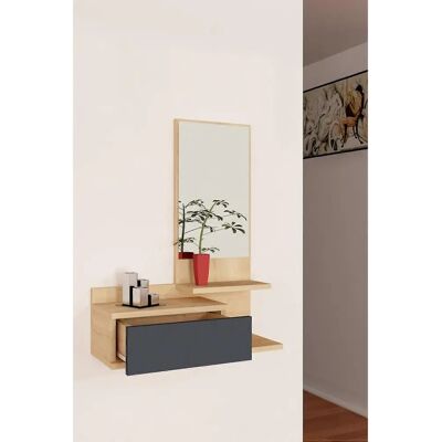 Hanah Home Rozella Garderobe - Natürliche Holzoptik Hanah Home Rozella Garderobe - Natürliche Holzoptik