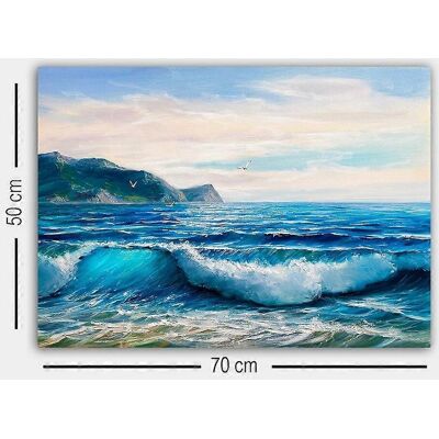 Wallity Dekoratives Gemälde auf Leinwand - Kunst 50x70cm Wallity Dekoratives Gemälde auf Leinwand - Kunst 50x70cm