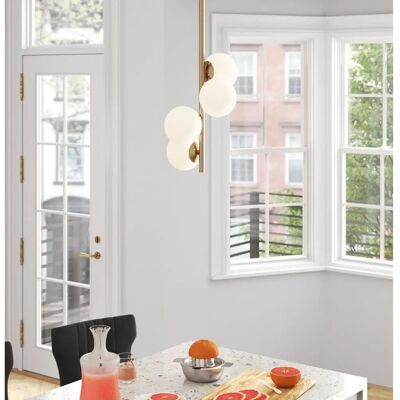 Opviq Faze Kronleuchter - 138 - Elegantes Metall Glas Modernes Licht Opviq Faze Kronleuchter - 138 - Elegantes Metall Glas Modernes Licht