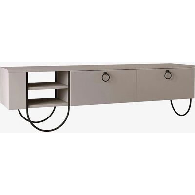 Kalune Design Norfolk Moka Claro TV-Ständer - Moderner Stauraum Kalune Design Norfolk Moka Claro TV-Ständer - Moderner Stauraum
