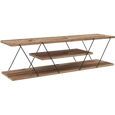 Vente-unique Delory Natural Claro TV Stand - Industrial Modern Vente-unique Delory Natural Claro TV Stand - Industrial Modern