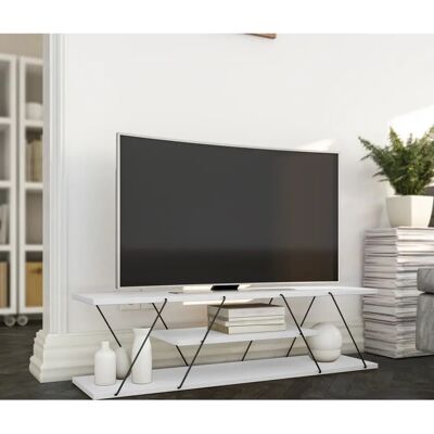 Cisco Weiße TV-Einheit - Wandmontage, 55-59 Zoll, Modernes Design Cisco Weiße TV-Einheit - Wandmontage, 55-59 Zoll, Modernes Design