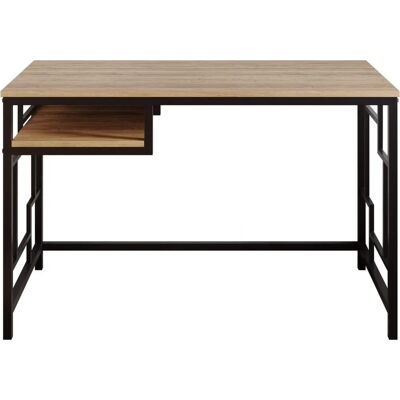 Kalune Design - Makai - 120x60x75 cm - Schwarz und Walnuss - Schreibtisch Kalune Design - Makai - 120x60x75 cm - Schwarz und Walnuss - Schreibtisch