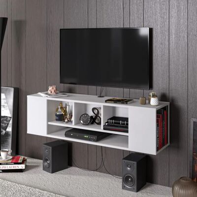 Hanah Home Lorelai Meuble TV - 135 x 35,2 x 39 cm Hanah Home Lorelai Meuble TV - 135 x 35,2 x 39 cm
