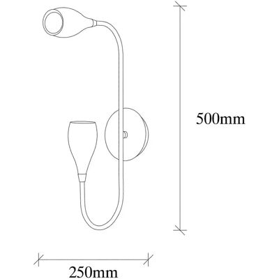 Opviq Kadeh Wandleuchte - 3211 - Wand-, Deckenleuchte Opviq Kadeh Wandleuchte - 3211 - Wand-, Deckenleuchte