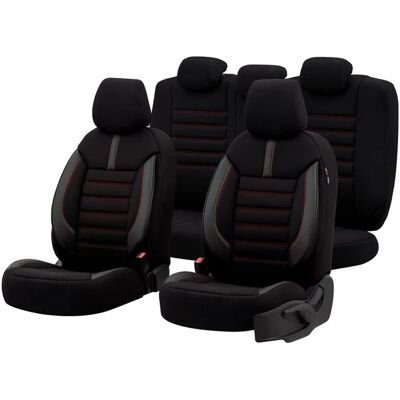 Otom Limited Model OT74047 Husa de Scaun - Roșu, Certificată pentru Airbag Otom Limited Model OT74047 Husa de Scaun - Roșu, Certificată pentru Airbag