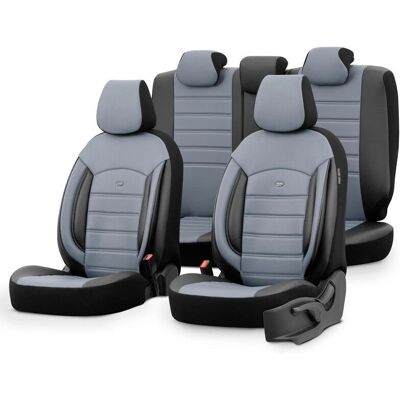 OTOM - Inspire - Cuir - 11 pcs - Housses de sièges - Publicité OTOM - Inspire - Cuir - 11 pcs - Housses de sièges - Publicité