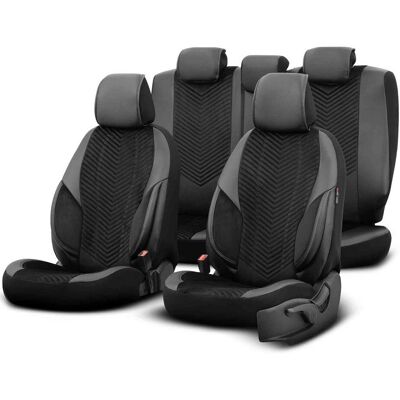 OTOM ADVANCED 204 - SCHWARZ - BABYFACE - 3-ZIP - Sitzbezüge OTOM ADVANCED 204 - SCHWARZ - BABYFACE - 3-ZIP - Sitzbezüge