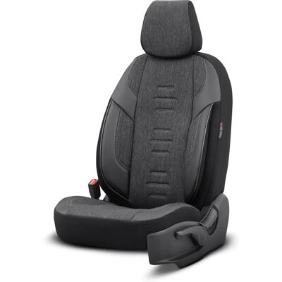 Otom THRONE 102 Sitzbezug - Grau Textil, Vorder- & Rückseite Otom THRONE 102 Sitzbezug - Grau Textil, Vorder- & Rückseite