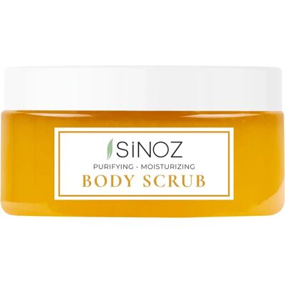 Sinoz Gommage Corporel - 300g pour Mains, Pieds & Corps - Exfoliant et Nourrissant au Sel - Publicité Sinoz Gommage Corporel - 300g pour Mains, Pieds & Corps - Exfoliant et Nourrissant au Sel - Publicité