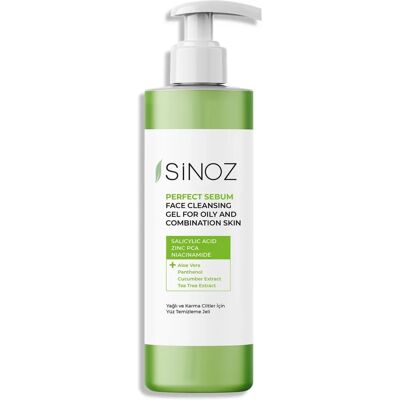 Sinoz - Gel de limpieza facial Perfecto para piel grasa y mixta Sinoz - Gel de limpieza facial Perfecto para piel grasa y mixta