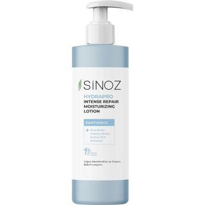 Sinoz Hydrapro Lotion Hydratante Réparation Intense - Lotion Hydratante - Publicité Sinoz Hydrapro Lotion Hydratante Réparation Intense - Lotion Hydratante - Publicité